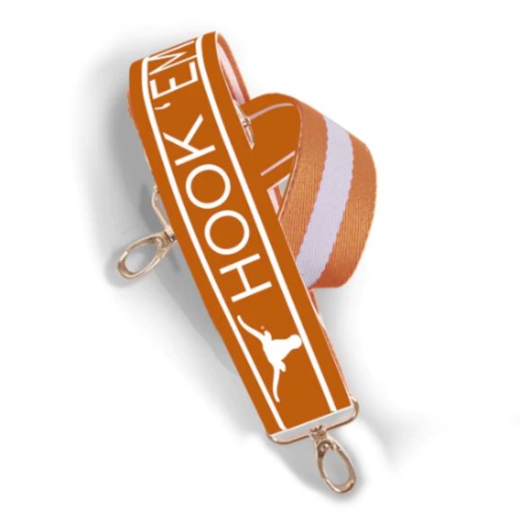 University of Texas Purse Strap - Adjustable - Hook Em - Gameday - Tailgate - Picture 1 of 1